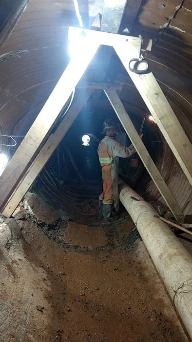 Tunnel liner 46